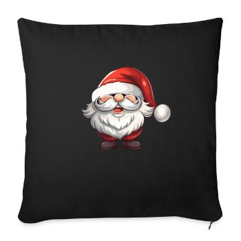 Christmas Outfit Merry Christmas Merry Christmas - Sofa pillowcase 17,3'' x 17,3'' (45 x 45 cm) - black - Front