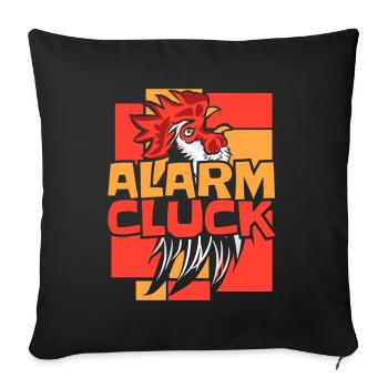 Réveil Biologique Agriculteur Agriculteur Agriculture Agriculteur - Housse de coussin décorative 45 x 45 cm - noir - Devant