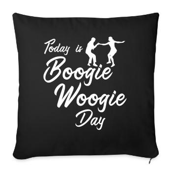 Swing Boogie Woogie Dance Dancing - Sofakissenbezug 45 x 45 cm - Schwarz - Vorne
