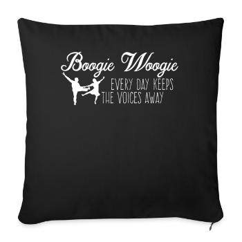 Boogie Woogie Dancer Swing Dancing - Sofakissenbezug 45 x 45 cm - Schwarz - Vorne