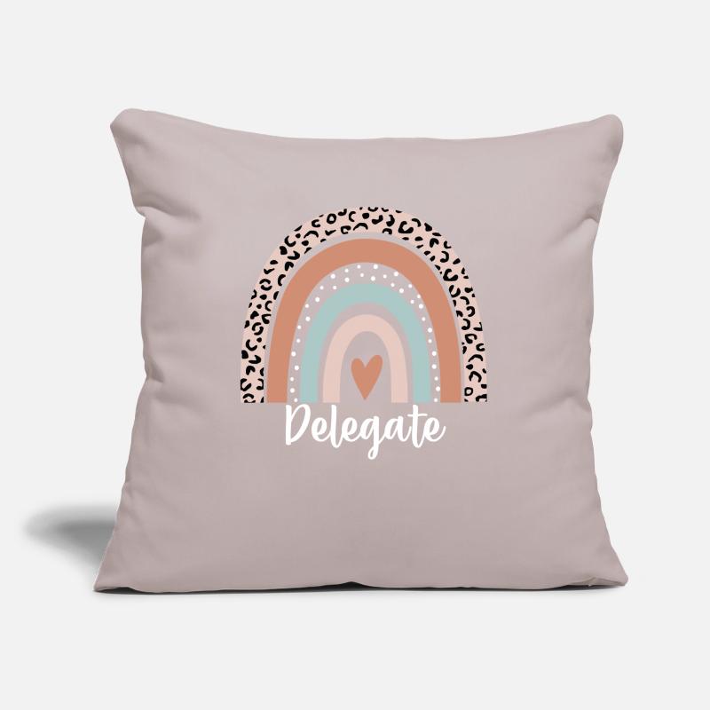 Delegate Rainbow Leopard Funny Delegate Sofa pillowcase 17,3'' x 17,3'' (45 x 45 cm)