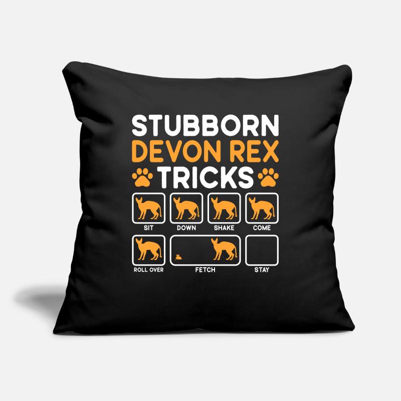 Stubborn Tricks Devon Rex Cat Sofakissenbezug 45 x 45 cm