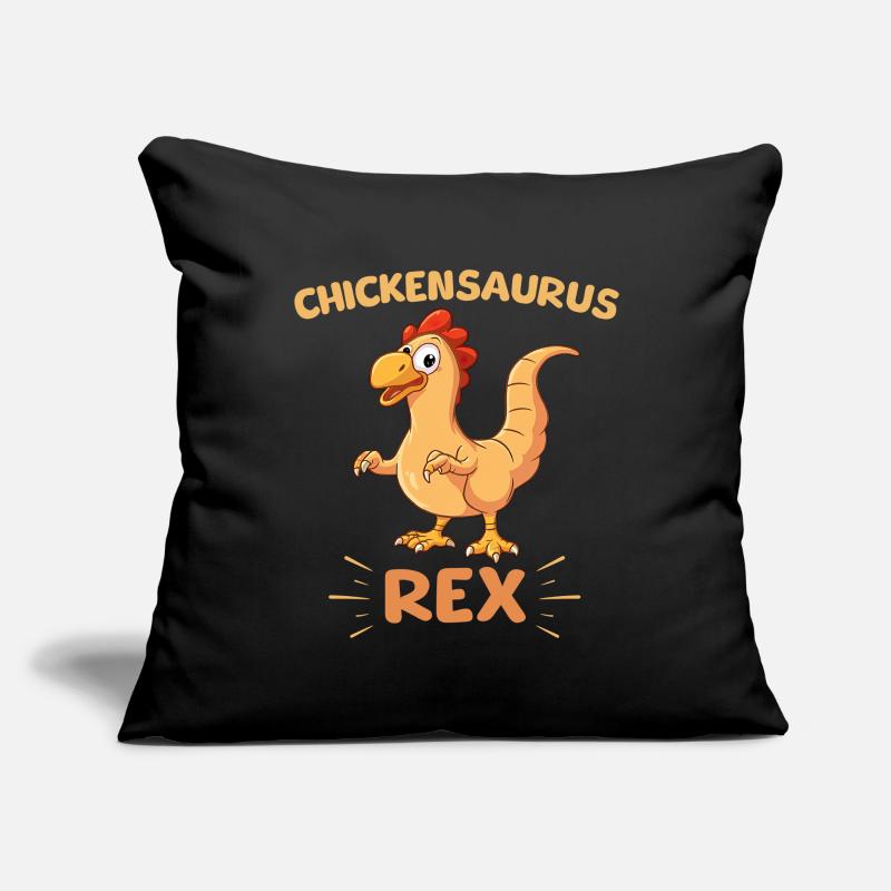 Chickensaurus Rex - Conception de poulet Housse de coussin décorative 45 x 45 cm