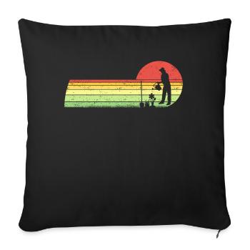 Gardener Farmer Landscape Gardener Hobby Gardener - Sofa pillowcase 17,3'' x 17,3'' (45 x 45 cm) - black - Front