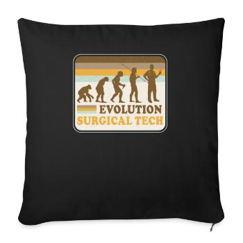 Chirurgisch-technischer Assistent Chirurg - Sofakissenbezug 45 x 45 cm - Schwarz - Vorne