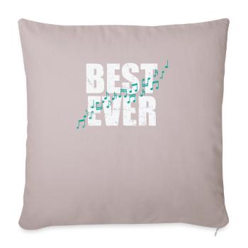 Meilleure tonalité de musique de tous les temps - Housse de coussin décorative 45 x 45 cm - taupe clair - Devant