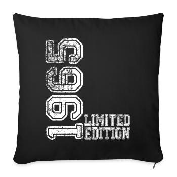 Édition limitée 1965 - Housse de coussin décorative 45 x 45 cm - noir - Devant