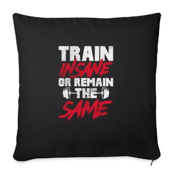 Bodybuilder - Sofakissenbezug 45 x 45 cm - Schwarz - Vorne