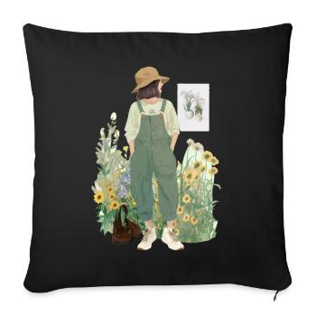 Cottagecore Lifestyle Countryside Naturecore Aesth - Sofakissenbezug 45 x 45 cm - Schwarz - Vorne