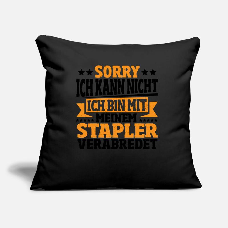 Gabelstapler Staplerfahrer Lustig Logistik Beruf Sofakissenbezug 45 x 45 cm