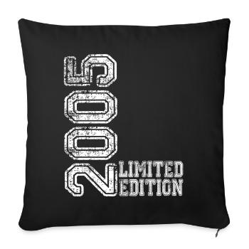 Limited Edition 2005 - Sofa pillowcase 17,3'' x 17,3'' (45 x 45 cm) - black - Front