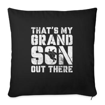 Lutte - Housse de coussin décorative 45 x 45 cm - noir - Devant