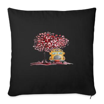 Busfahrer - Sofakissenbezug 45 x 45 cm - Schwarz - Vorne