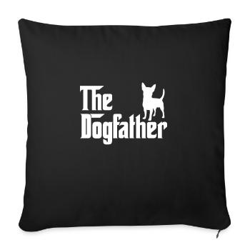 Chihuahua Dog Dog School Dog Owner Gift - Sofa pillowcase 17,3'' x 17,3'' (45 x 45 cm) - black - Front