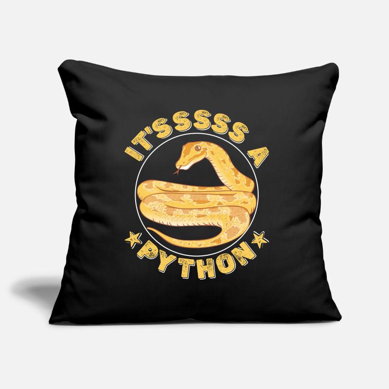 C’est un Python Housse de coussin décorative 45 x 45 cm