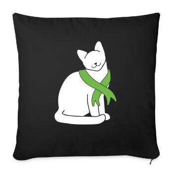 Organ Donor Organ Transplant Organ Donation - Sofa pillowcase 17,3'' x 17,3'' (45 x 45 cm) - black - Front