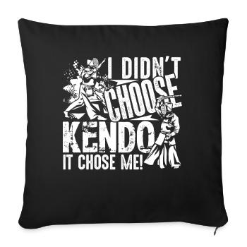 Kendo Kendo Chose Me - Sofa pillowcase 17,3'' x 17,3'' (45 x 45 cm) - black - Front