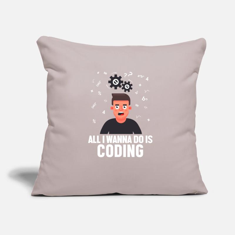 All I Wanna Do is Coding Developer Coder Sofakissenbezug 45 x 45 cm