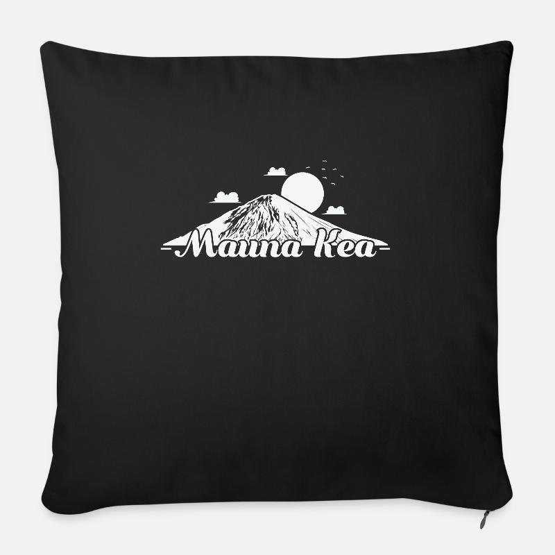 Mauna Kea Vulkan Hawaii USA - Sofakissenbezug 45 x 45 cm - Schwarz