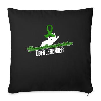 Stem Cells Stem Cell Therapy Stem Cell Donation - Sofa pillowcase 17,3'' x 17,3'' (45 x 45 cm) - black - Front