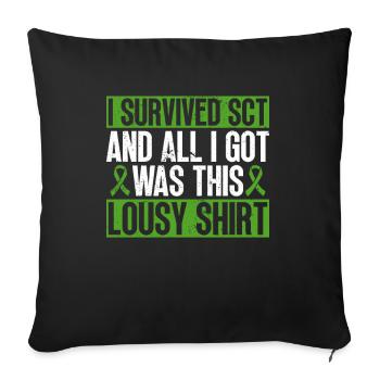 Stem Cell Transplant Stem Cell Donor Stem Cell - Sofa pillowcase 17,3'' x 17,3'' (45 x 45 cm) - black - Front