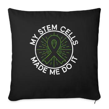 Stem Cell Transplant Stem Cell Donor Stem Cell - Sofa pillowcase 17,3'' x 17,3'' (45 x 45 cm) - black - Front