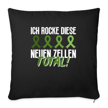 Stem Cells Stem Cell Therapy Stem Cell Donation - Sofa pillowcase 17,3'' x 17,3'' (45 x 45 cm) - black - Front