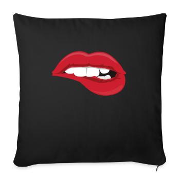 Kiss Annonce Carnaval Carnaval - Housse de coussin décorative 45 x 45 cm - noir - Devant
