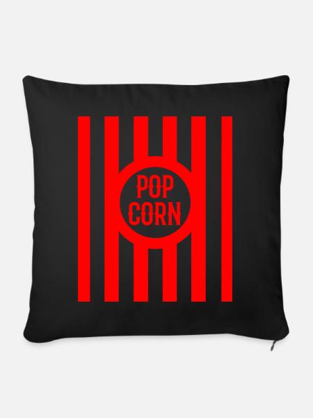 Popcorn - Sofakissenbezug 45 x 45 cm - Schwarz
