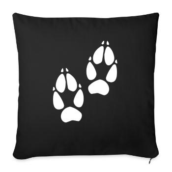 Cadeaux amusants pour les amoureux du renard - Housse de coussin décorative 45 x 45 cm - noir - Devant