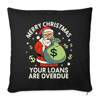 Mortgage Broker Home Loan Officer Funny Christmas - Sofakissenbezug 45 x 45 cm - Schwarz - Vorne