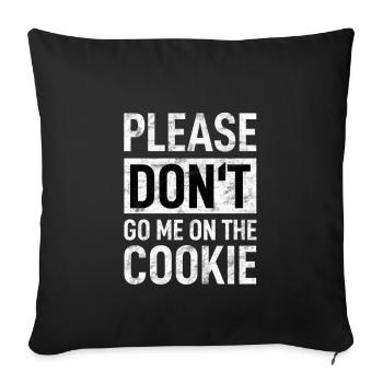 Denglish - Sofa pillowcase 17,3'' x 17,3'' (45 x 45 cm) - black - Front