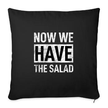 Denglish - Sofa pillowcase 17,3'' x 17,3'' (45 x 45 cm) - black - Front