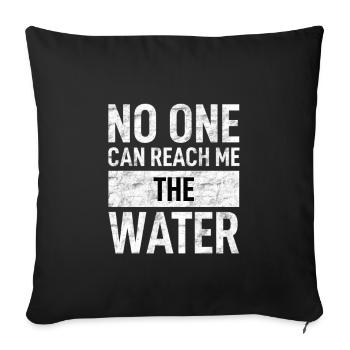 Denglish - Sofa pillowcase 17,3'' x 17,3'' (45 x 45 cm) - black - Front
