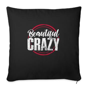 Pays - Housse de coussin décorative 45 x 45 cm - noir - Devant