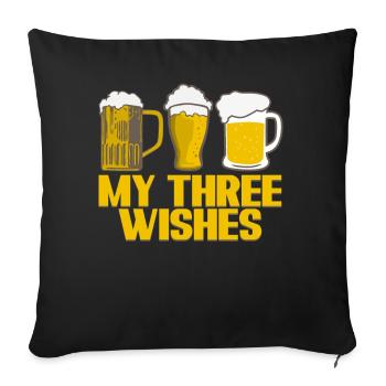 Bière Brasserie artisanale Brasserie artisanale Brasserie artisanale - Housse de coussin décorative 45 x 45 cm - noir - Devant