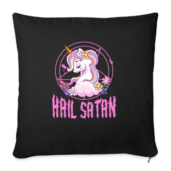 Death Metal Music Festival Gift - Sofa pillowcase 17,3'' x 17,3'' (45 x 45 cm) - black - Front