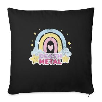 Death Metal - Sofakissenbezug 45 x 45 cm - Schwarz - Vorne