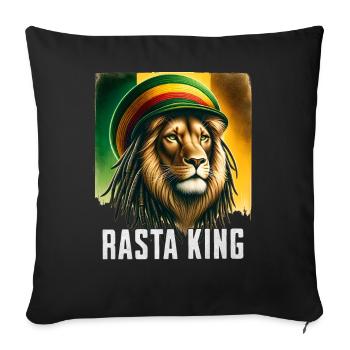 de la Jamaïque - Housse de coussin décorative 45 x 45 cm - noir - Devant