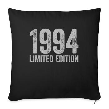 Millésime 1994 édition limitée anniversaire - Housse de coussin décorative 45 x 45 cm - noir - Devant