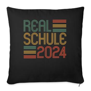 Lycée Jeunes Filles Lycée 2024 - Housse de coussin décorative 45 x 45 cm - noir - Devant
