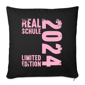 Lycée Jeunes Filles Lycée 2024 - Housse de coussin décorative 45 x 45 cm - noir - Devant