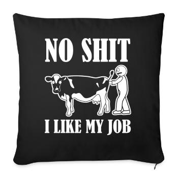 Médecine vétérinaire Vétérinaire Vétérinaire - Housse de coussin décorative 45 x 45 cm - noir - Devant