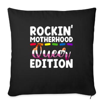 Gay Mom Lesbian Mothers Mothers Day - Sofa pillowcase 17,3'' x 17,3'' (45 x 45 cm) - black - Front