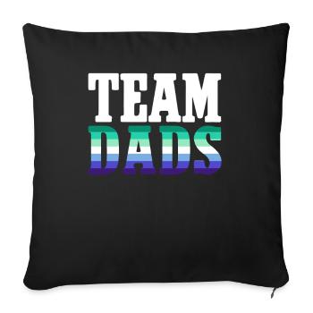 Gay Papa Allié Papa Fête des Pères - Housse de coussin décorative 45 x 45 cm - noir - Devant