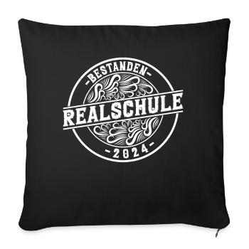 Lycée Jeunes Filles Lycée 2024 - Housse de coussin décorative 45 x 45 cm - noir - Devant