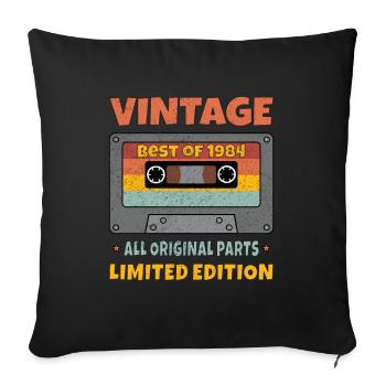 BEST OF 1984 ALL ORIGINAL PARTS LIMITED EDITION - Sofa pillowcase 17,3'' x 17,3'' (45 x 45 cm) - black - Front