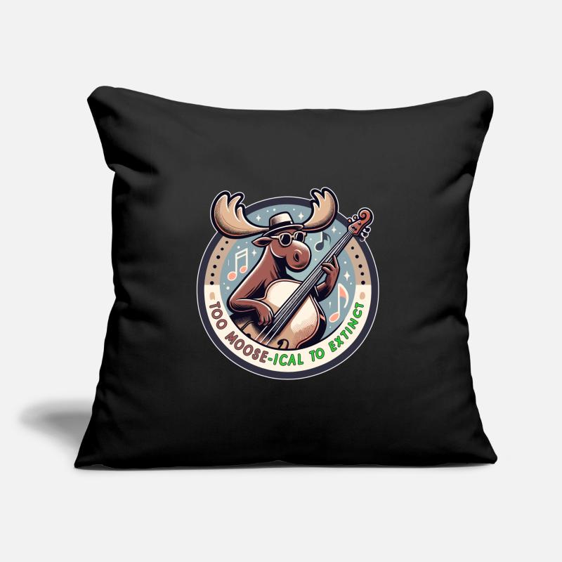 Mooseical Maestro Strumming Saiten Sofakissenbezug 45 x 45 cm
