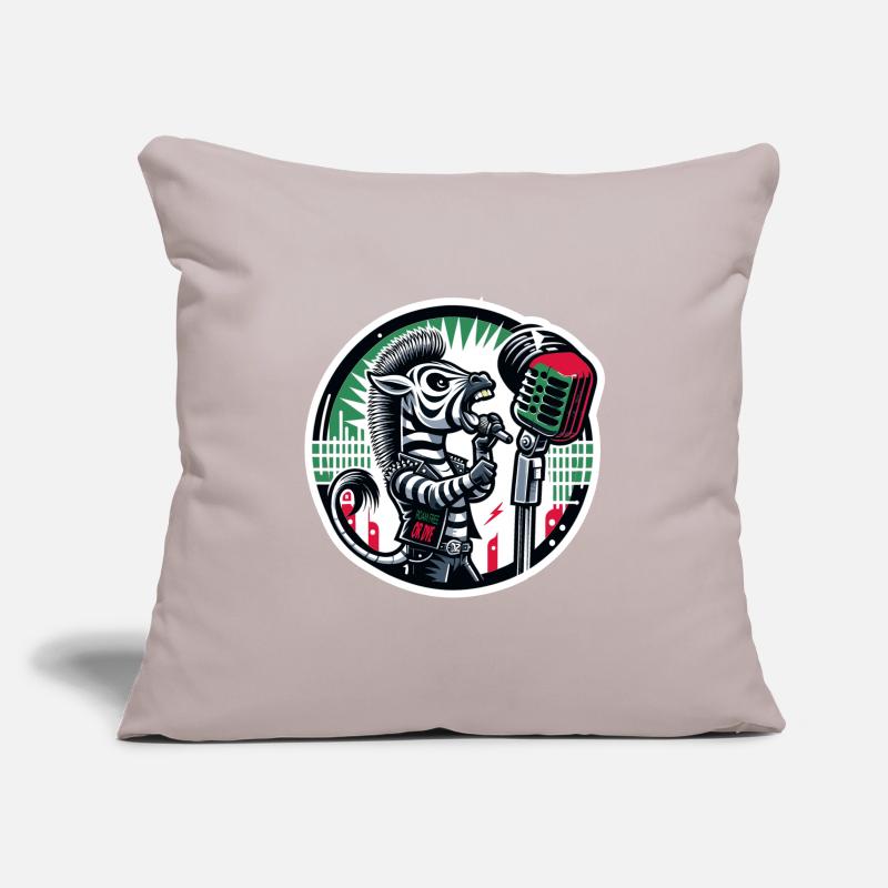 Zebra Roam Free oder Dye, Mic Drop Sofakissenbezug 45 x 45 cm