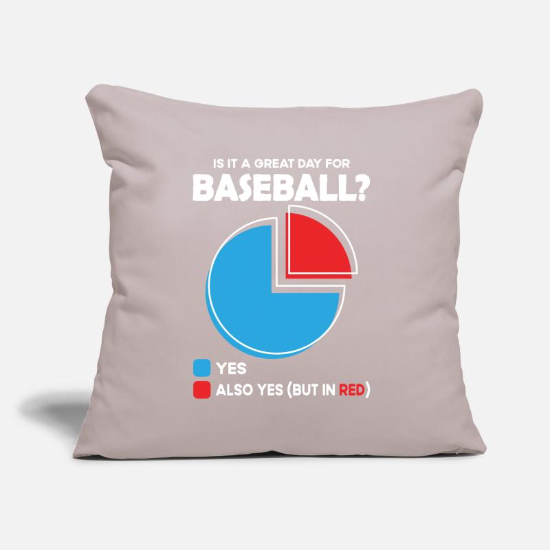 Is it a great Day for baseball Sofa pillowcase 17,3'' x 17,3'' (45 x 45 cm)